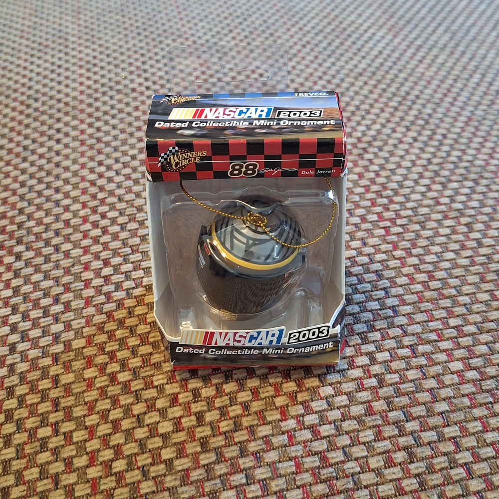 Nascar Dated 2003 Dale Jarrett Collectible Mini Helmet Ornament